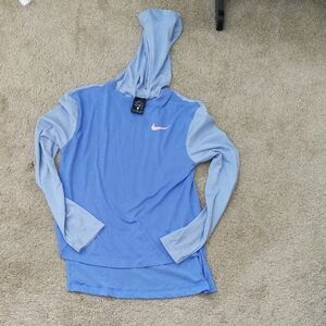 Nike Blue Long Sleeve Hoodie